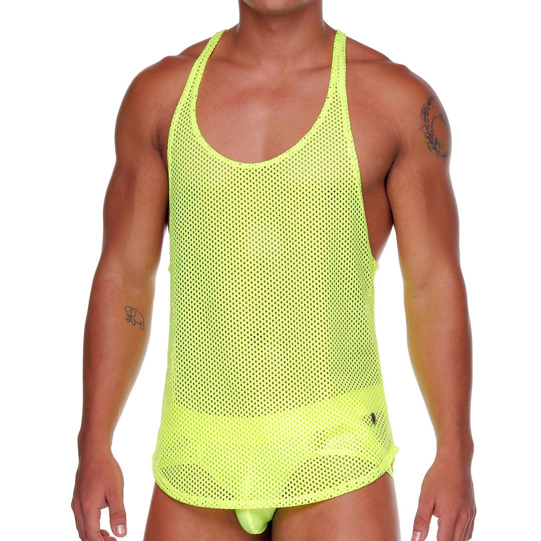 MOROCCO YELLOW TANK - Gigo Underwear & MensWear