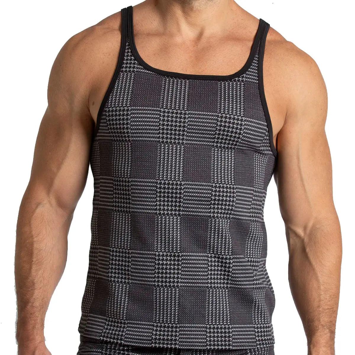 MOUNTAIN BLACK TANK - Gigo Underwear & MensWear