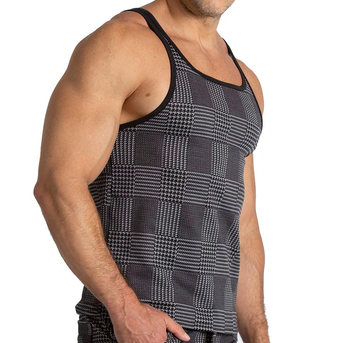MOUNTAIN BLACK TANK - Gigo Underwear & MensWear