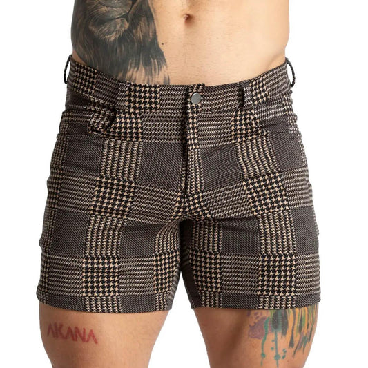 Mountain Brown Short front view by Gigo Underwear