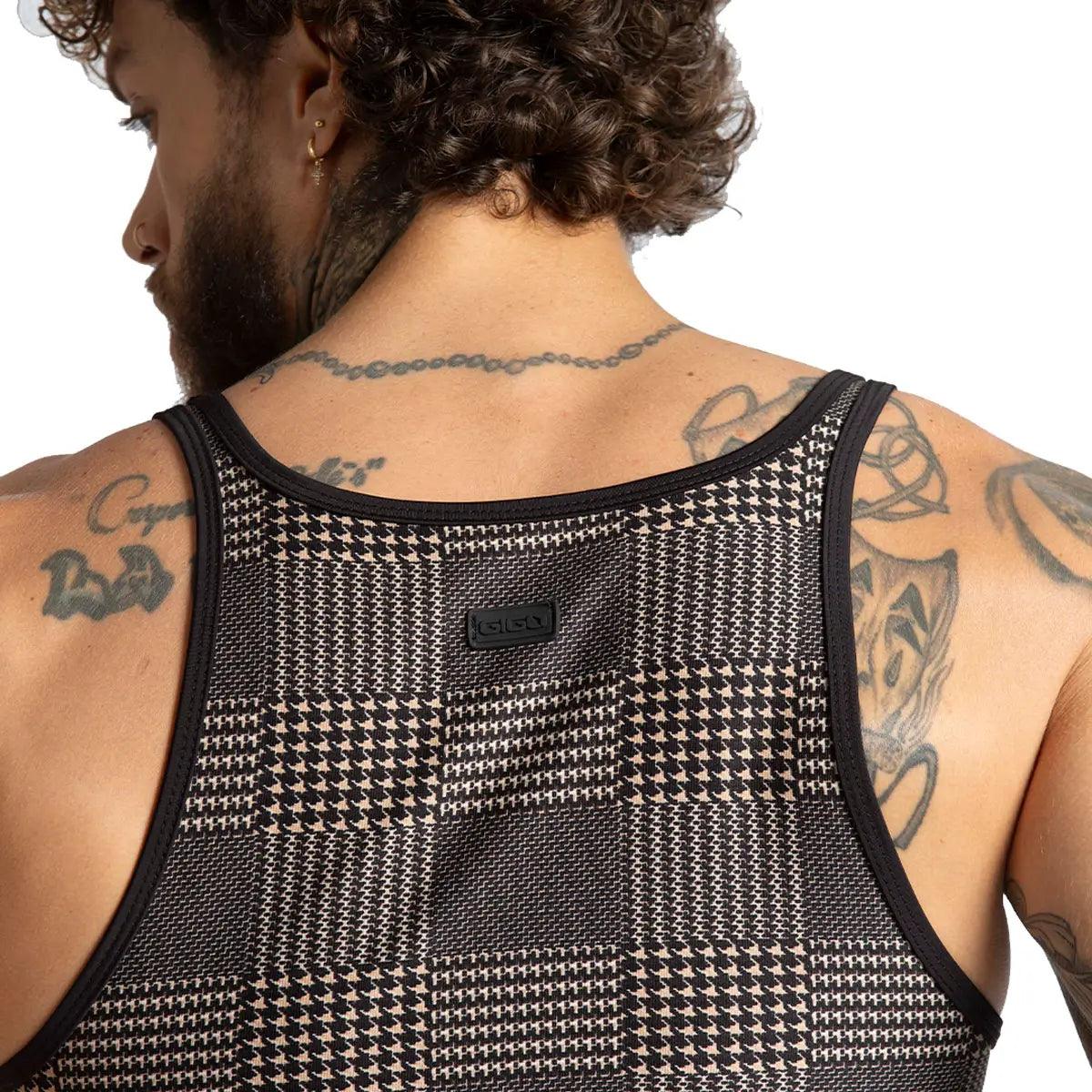 MOUNTAIN BROWN TANK - Gigo Underwear & MensWear
