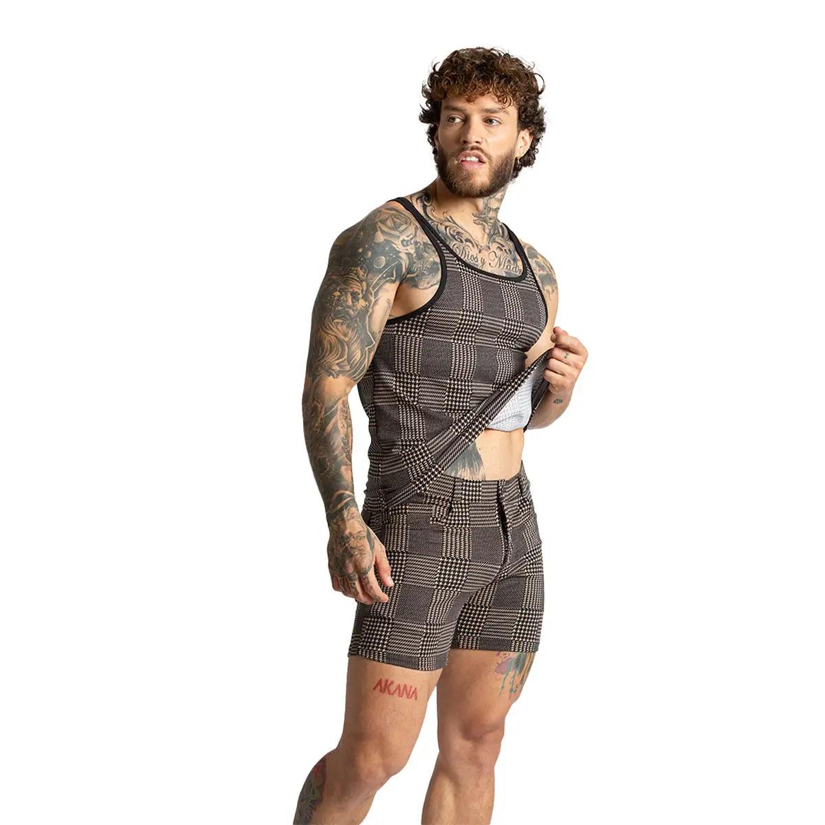 MOUNTAIN BROWN TANK - Gigo Underwear & MensWear