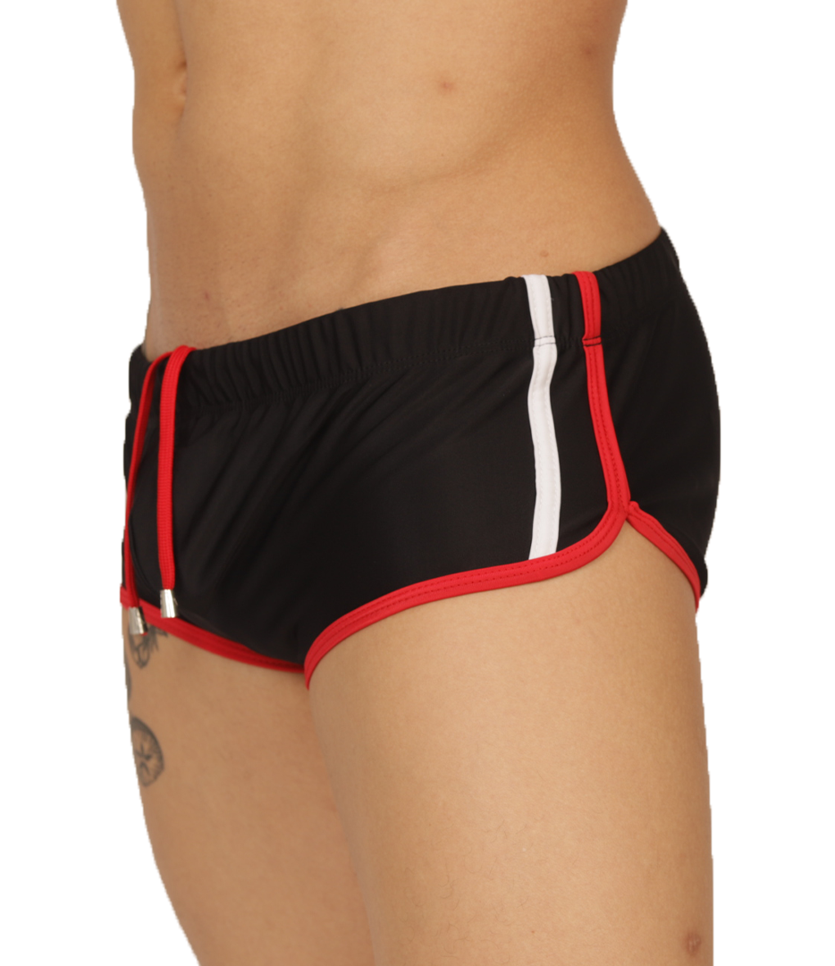 NICE BLACK SWIM TRUNK - Men's Sport Trunk with Modern Style