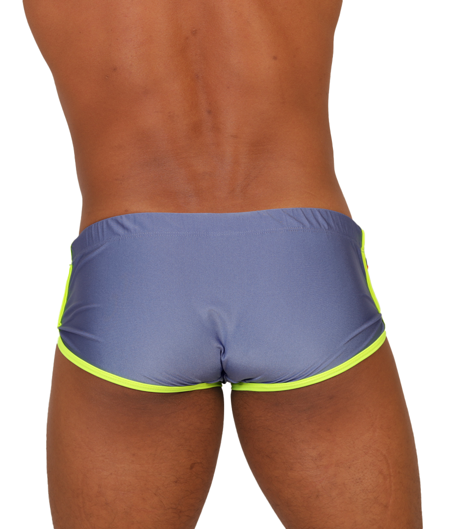 NICE BLUE SWIM TRUNK - Men's Sport Trunk with Modern Style