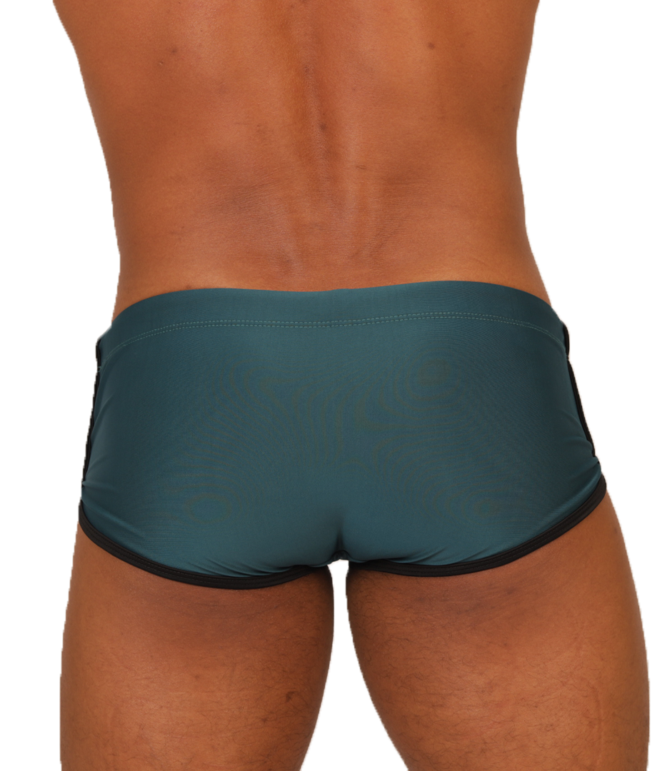 NICE GREEN SWIM TRUNK - Men's Sport Trunk with Modern Style