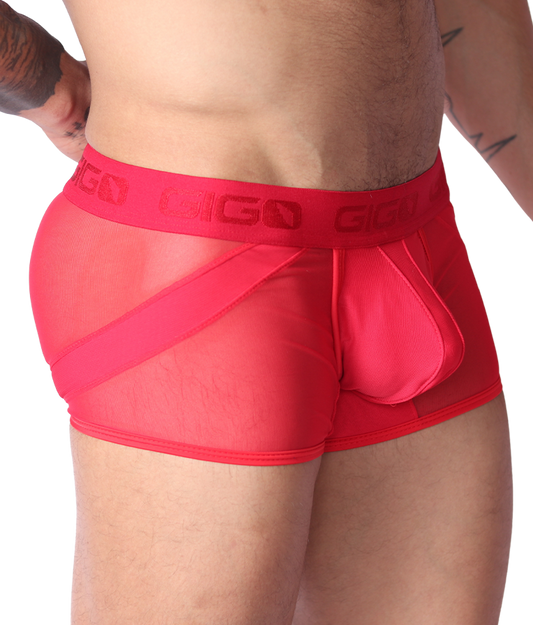 Panel Red Trunk front view by Gigo Underwear
