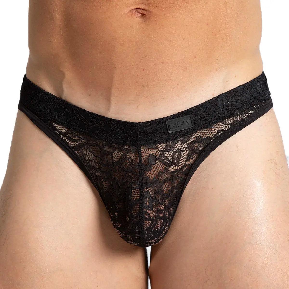 PARADISE BLACK GSTRING - Gigo Underwear & MensWear