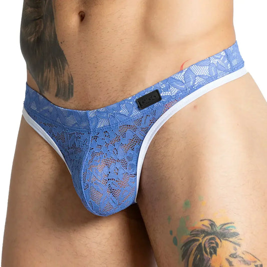 Paradise Blue Gstring front view by Gigo Underwear