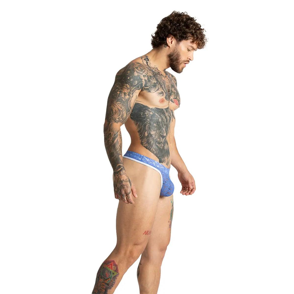 PARADISE BLUE GSTRING - Gigo Underwear & MensWear