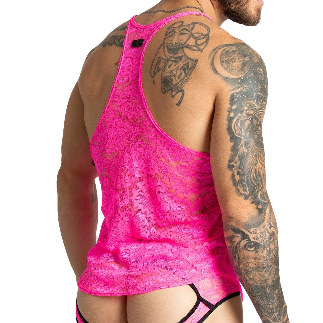 PARADISE FUCSHIA TANK - Gigo Underwear & MensWear