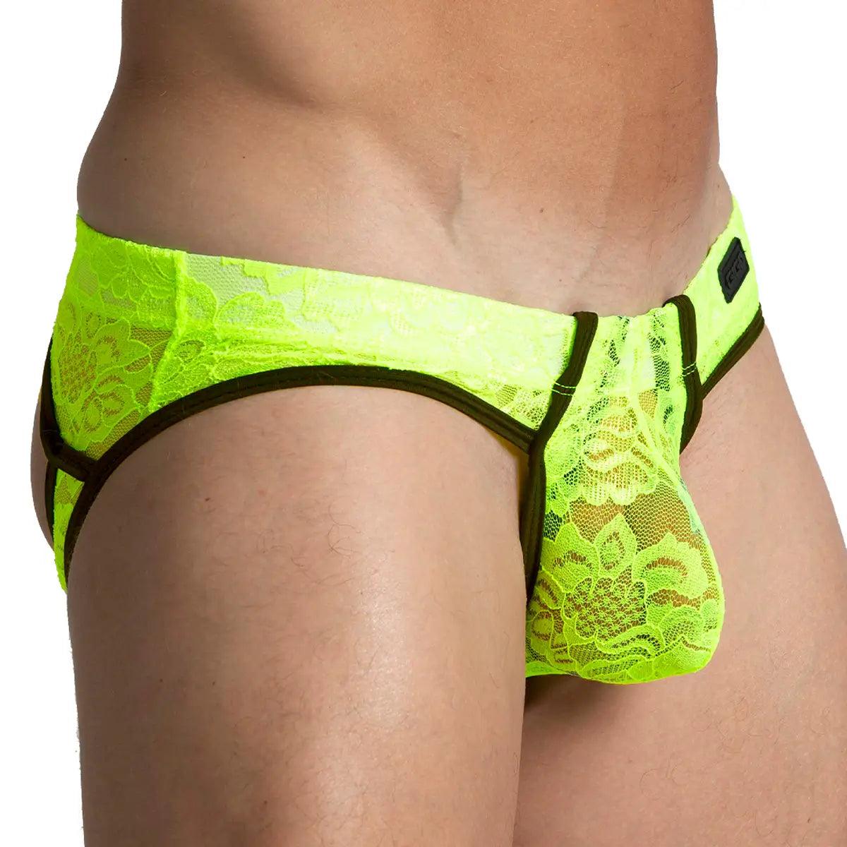 PARADISE YELLOW BRIEF JOCK - Gigo Underwear & MensWear