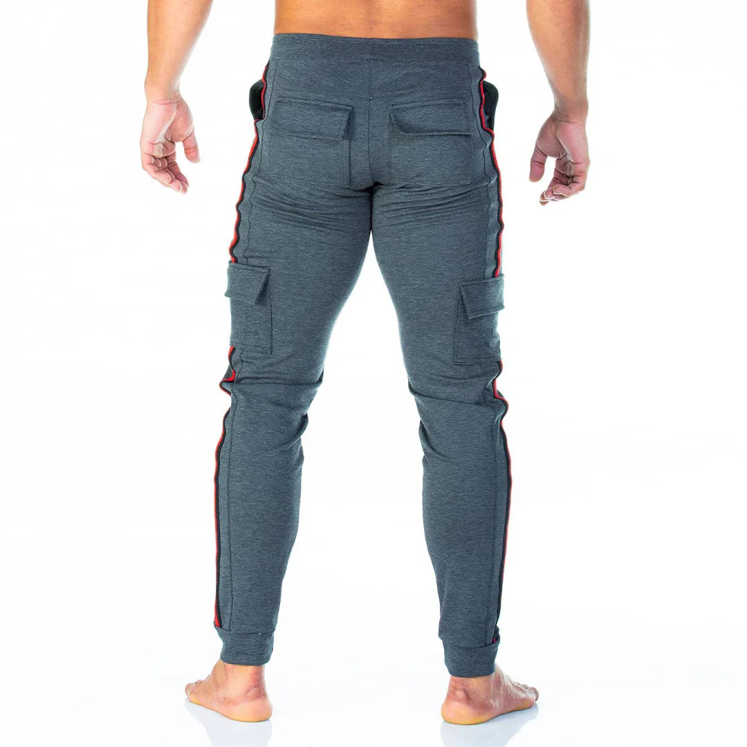 Party Gray Sportpants back view by Gigo Underwear