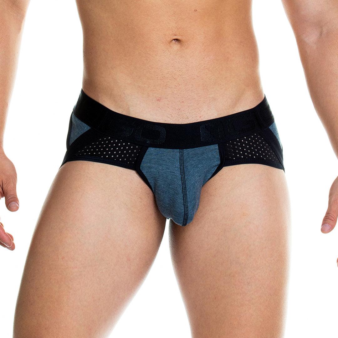 PRUDENCE BLACK BRIEF JOCKSTRAP - Gigo Underwear & MensWear