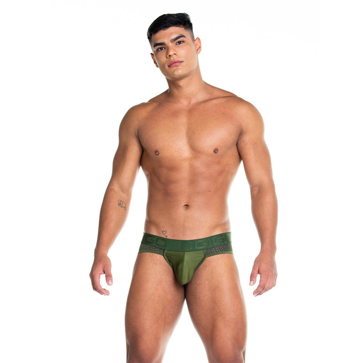 PRUDENCE GREEN BRIEF - Gigo Underwear & MensWear