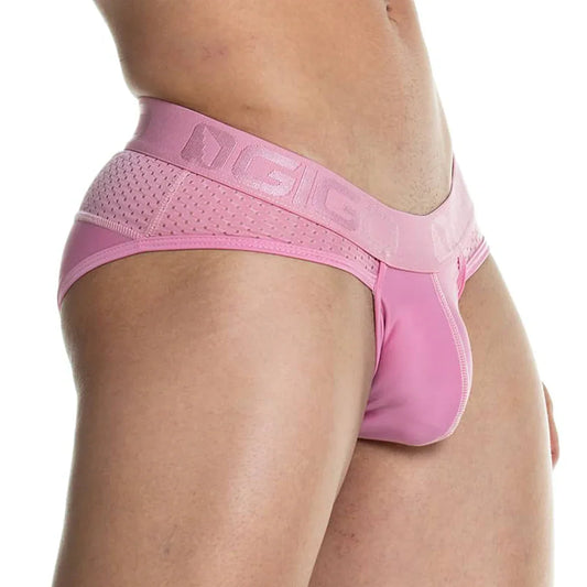 Prudence Nude Brief front view by Gigo Underwear