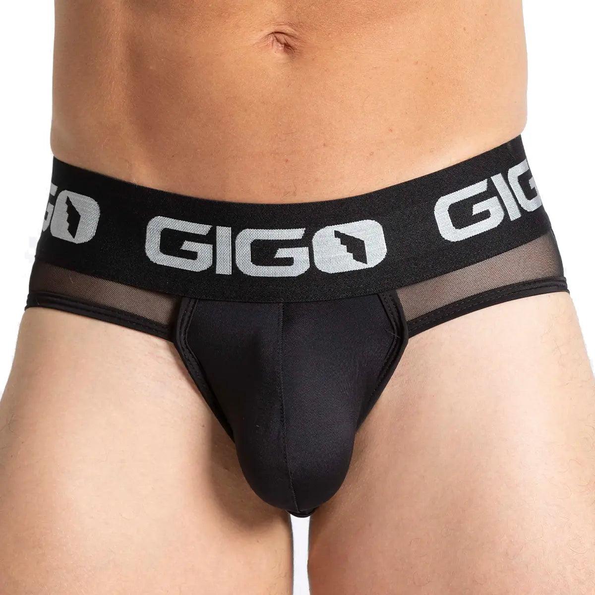 PURITY BLACK BRIEF JOCK - Gigo Underwear & MensWear