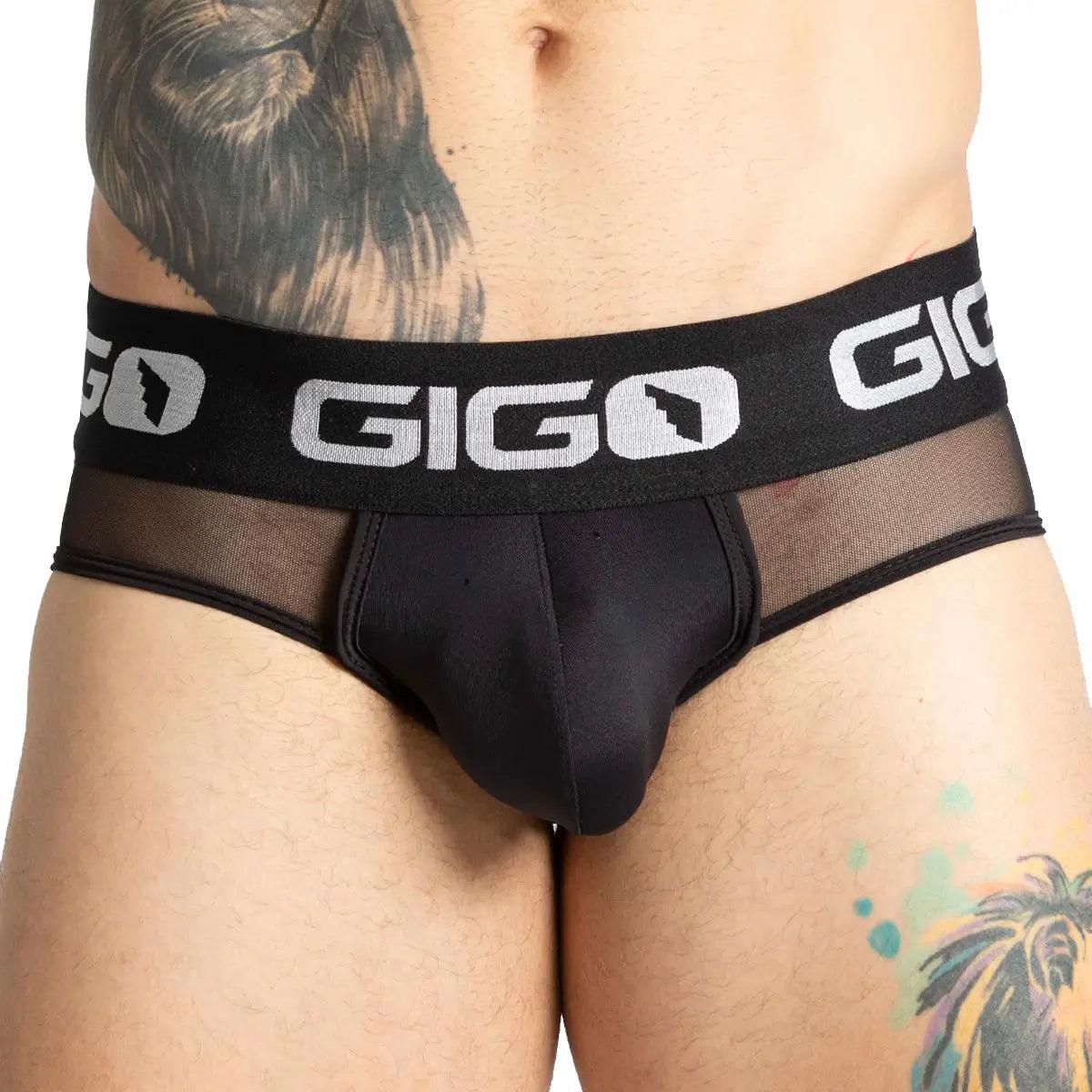 PURITY BLACK BRIEF - Gigo Underwear & MensWear