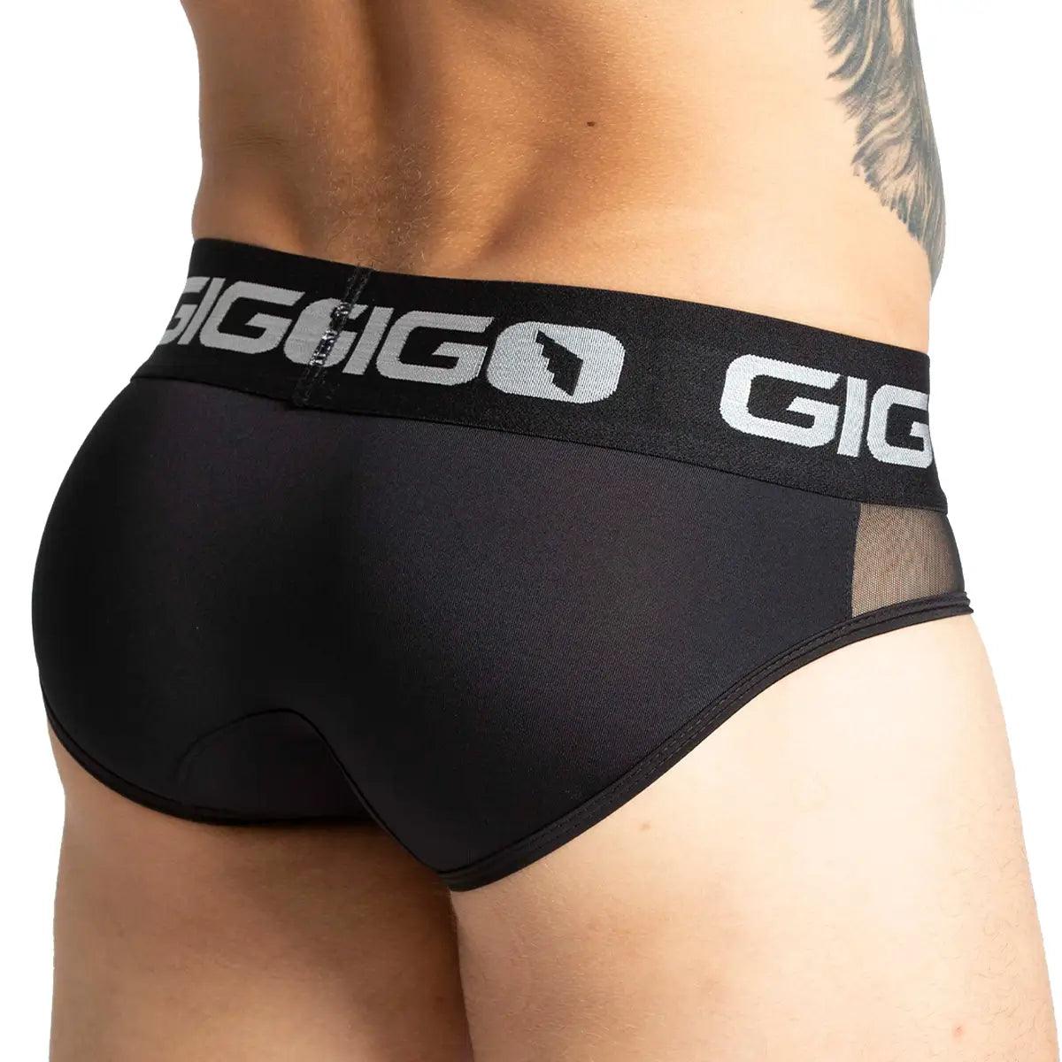 PURITY BLACK BRIEF - Gigo Underwear & MensWear