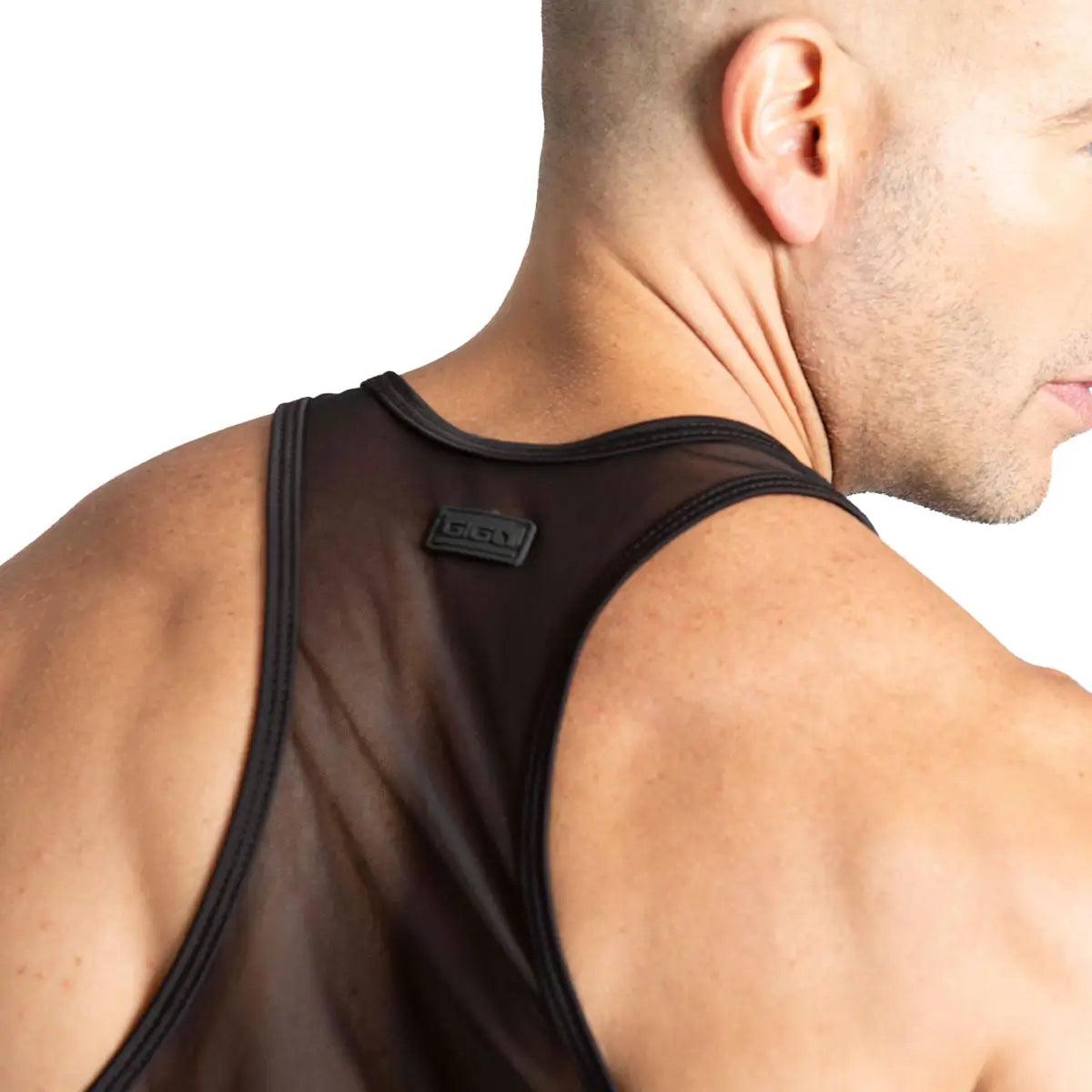 PURITY BLACK TANK - Gigo Underwear & MensWear