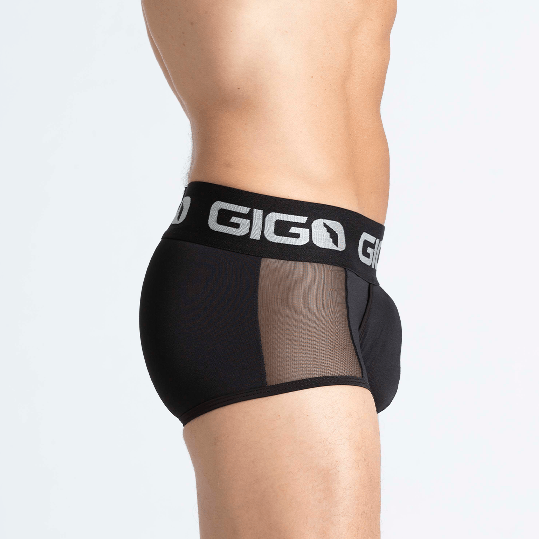 PURITY BLACK TRUNK - Gigo Underwear & MensWear