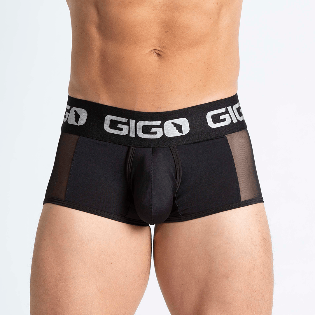 PURITY BLACK TRUNK - Gigo Underwear & MensWear