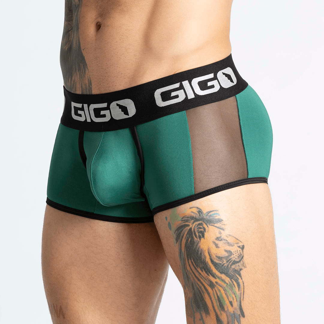 PURITY GREEN TRUNK - Gigo Underwear & MensWear