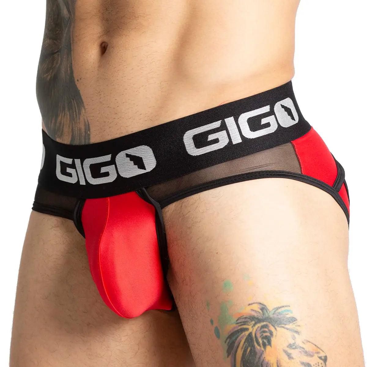 PURITY RED BRIEF JOCK - Gigo Underwear & MensWear