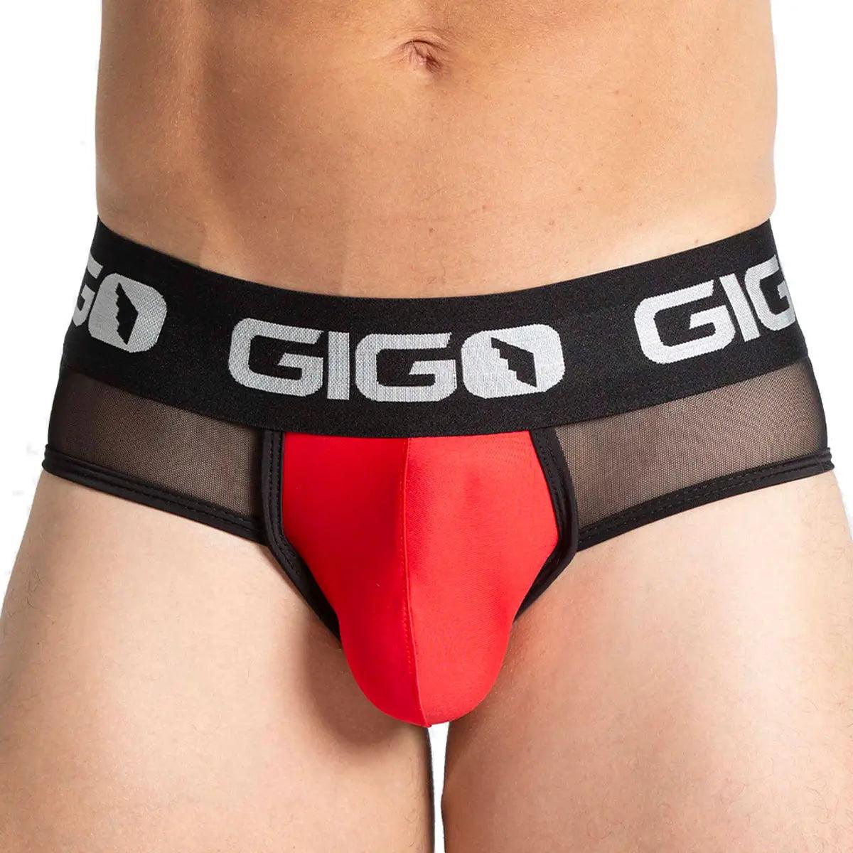 PURITY RED BRIEF - Gigo Underwear & MensWear