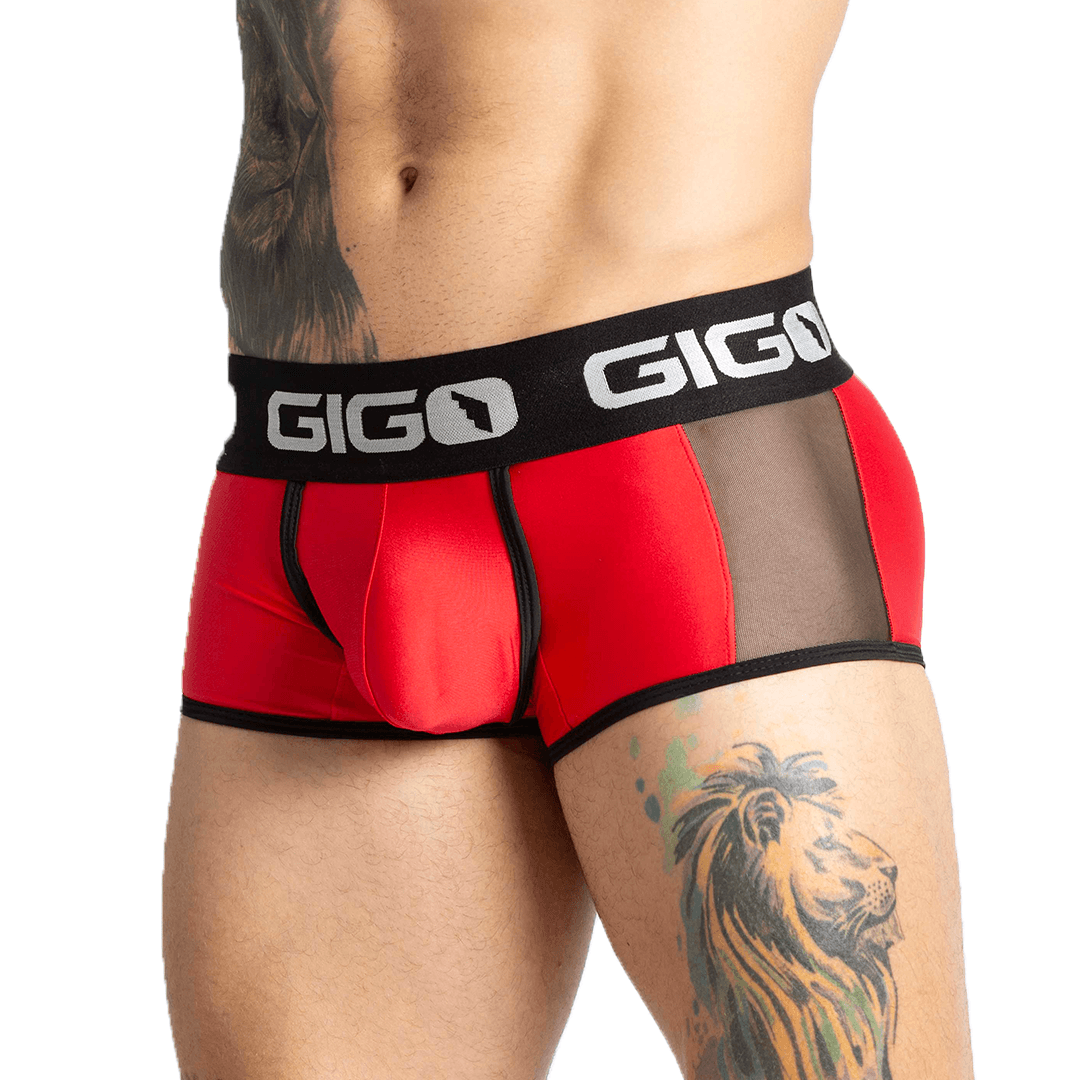 PURITY RED TRUNK - Gigo Underwear & MensWear