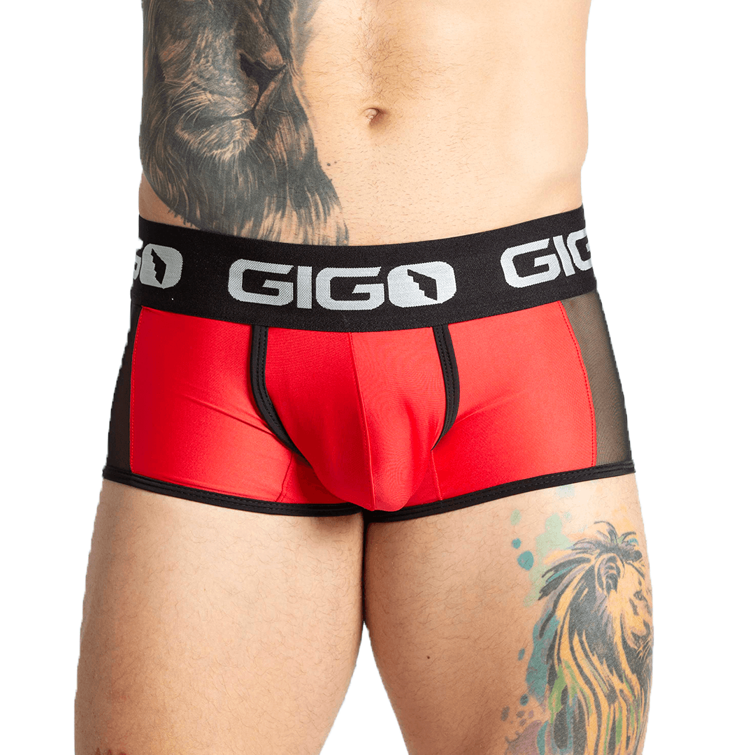 PURITY RED TRUNK - Gigo Underwear & MensWear