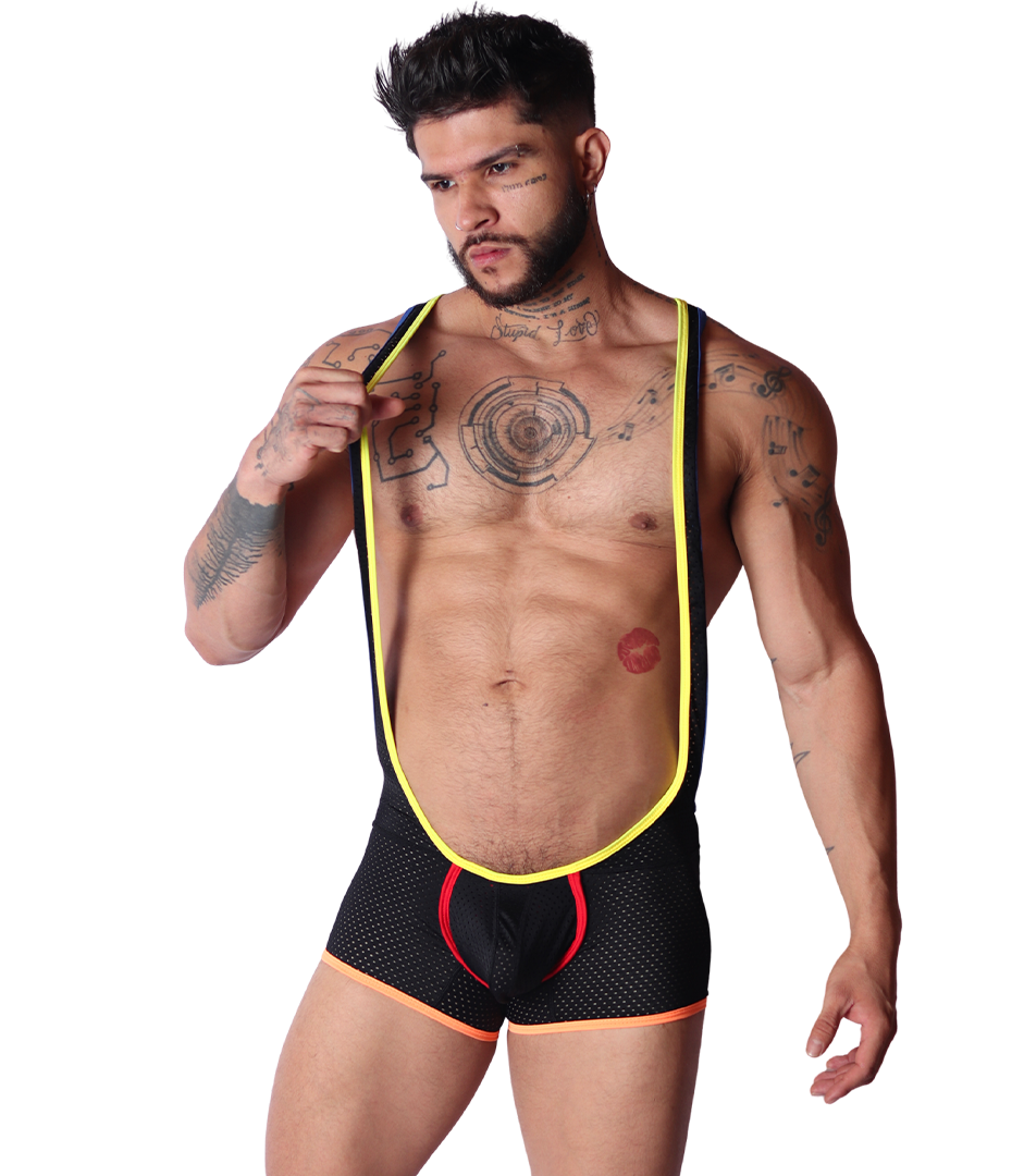 Pride Body on model by Gigo Underwear