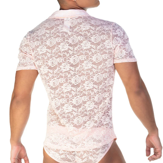 Redemotion Pink Shirt front view by Gigo Underwear