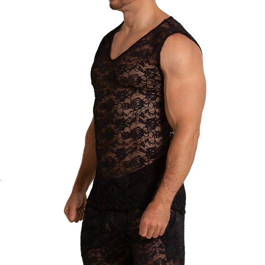 Rosals Tank front view by Gigo Underwear