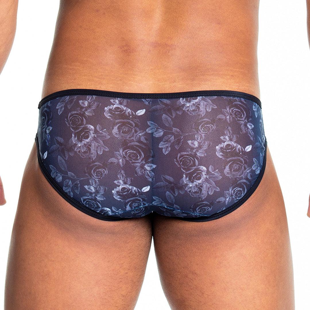ROSE BLACK BRIEF - Gigo Underwear & MensWear