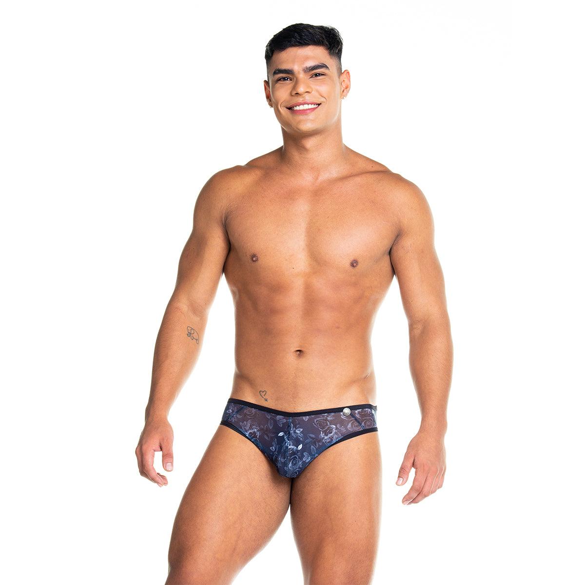 ROSE BLACK BRIEF - Gigo Underwear & MensWear