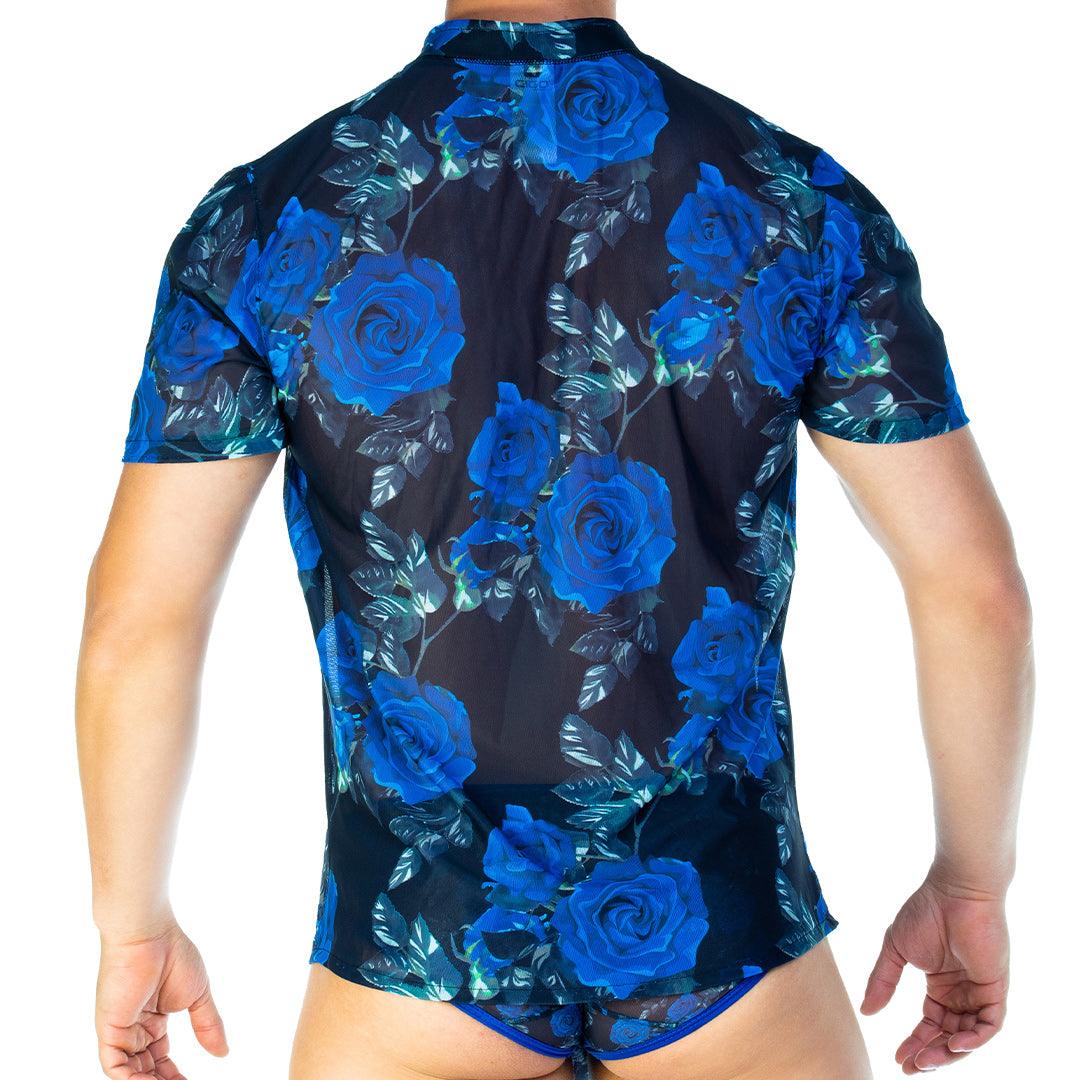 ROSE BLUE SHIRT - Gigo Underwear & MensWear