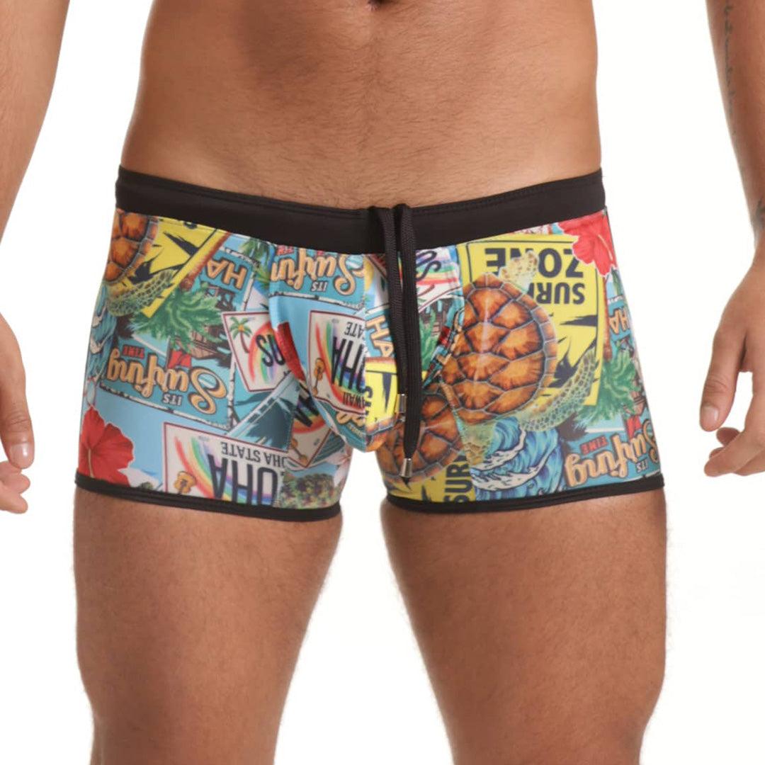 SEVENTIES SWIM TRUNK - Gigo Underwear & MensWear