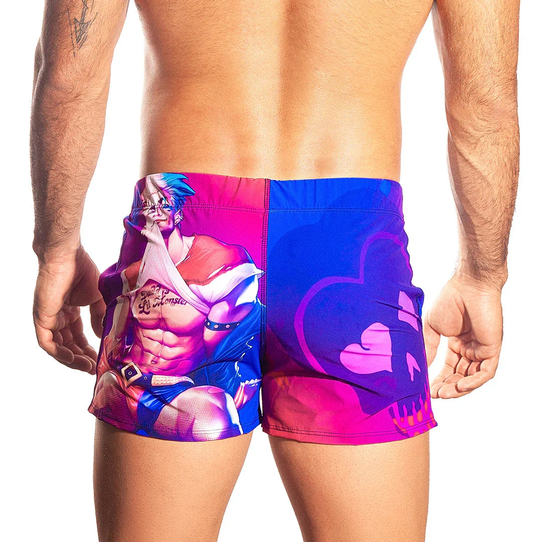 Sexy Men Beachwear back view by Gigo Underwear