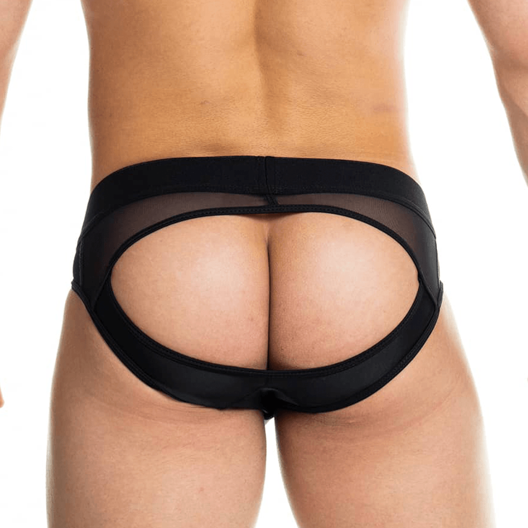 SKIN BLACK BRIEF JOCKSTRAP - Gigo Underwear & MensWear