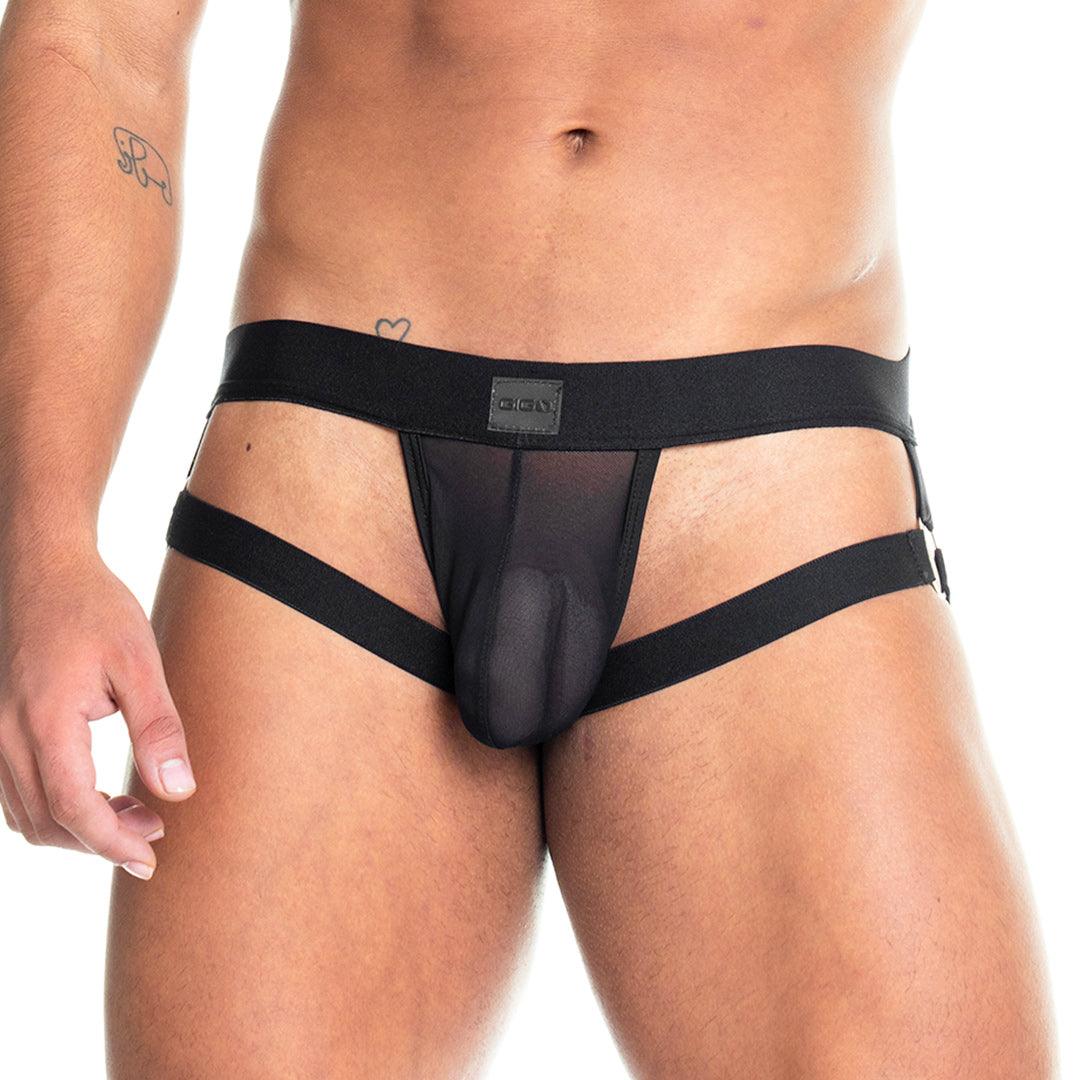 SKIN BLACK JOCKSTRAP - Gigo Underwear & MensWear