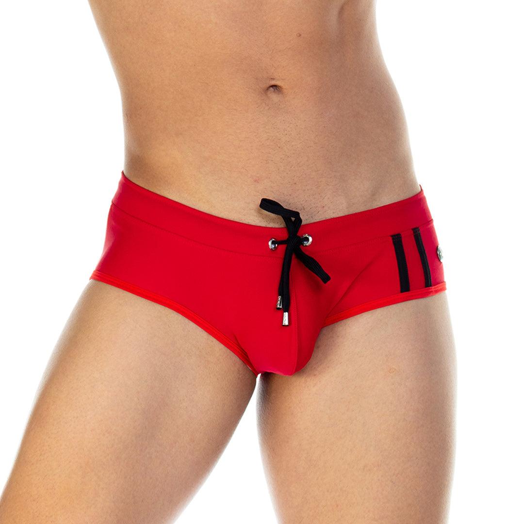 SOCCER RED SWIM BRIEF - Gigo Underwear & MensWear