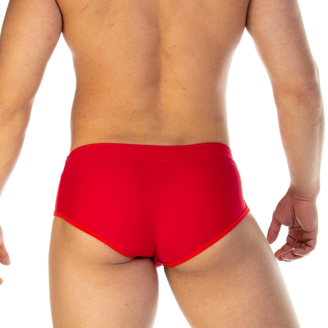 SOCCER RED SWIM BRIEF - Gigo Underwear & MensWear