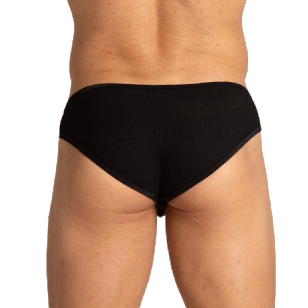SOFT BLACK BRIEF - Gigo Underwear & MensWear