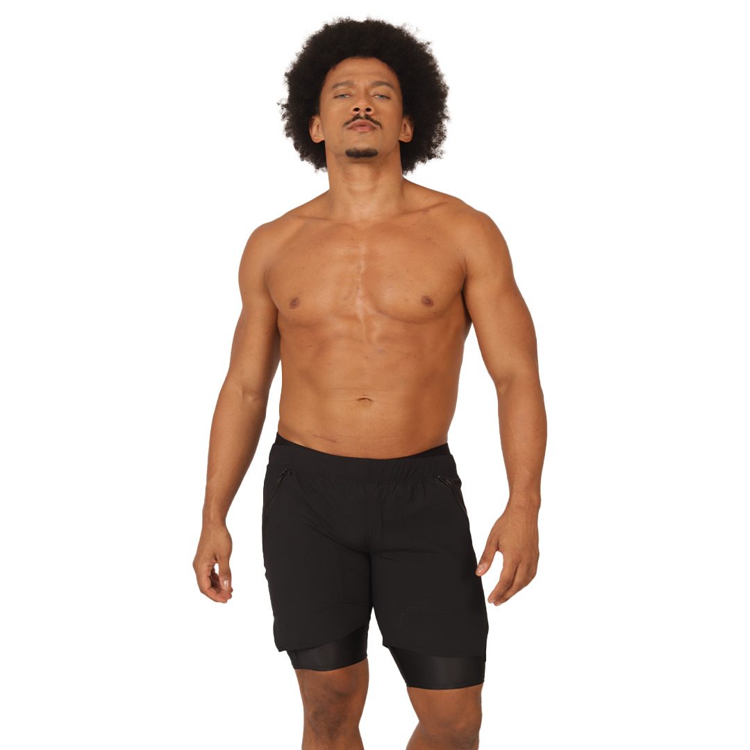 SPORTY BLACK SHORT - Gigo Underwear New Collection