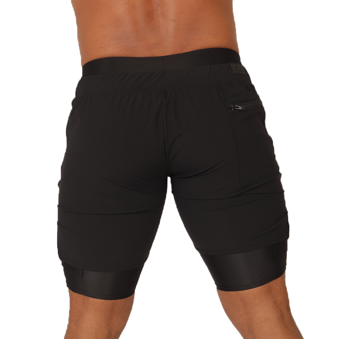 SPORTY BLACK SHORT - Gigo Underwear New Collection