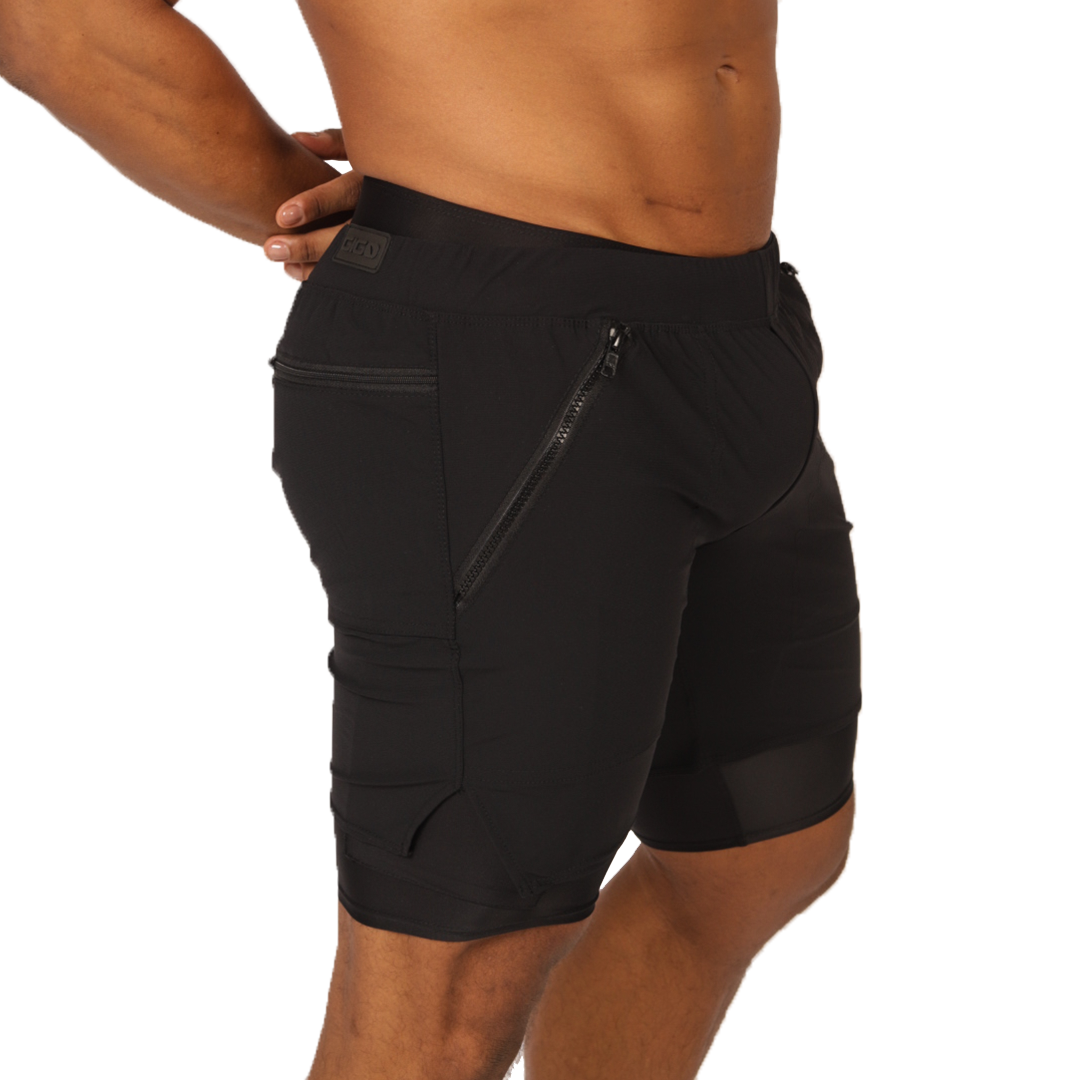 SPORTY BLACK SHORT - Gigo Underwear New Collection