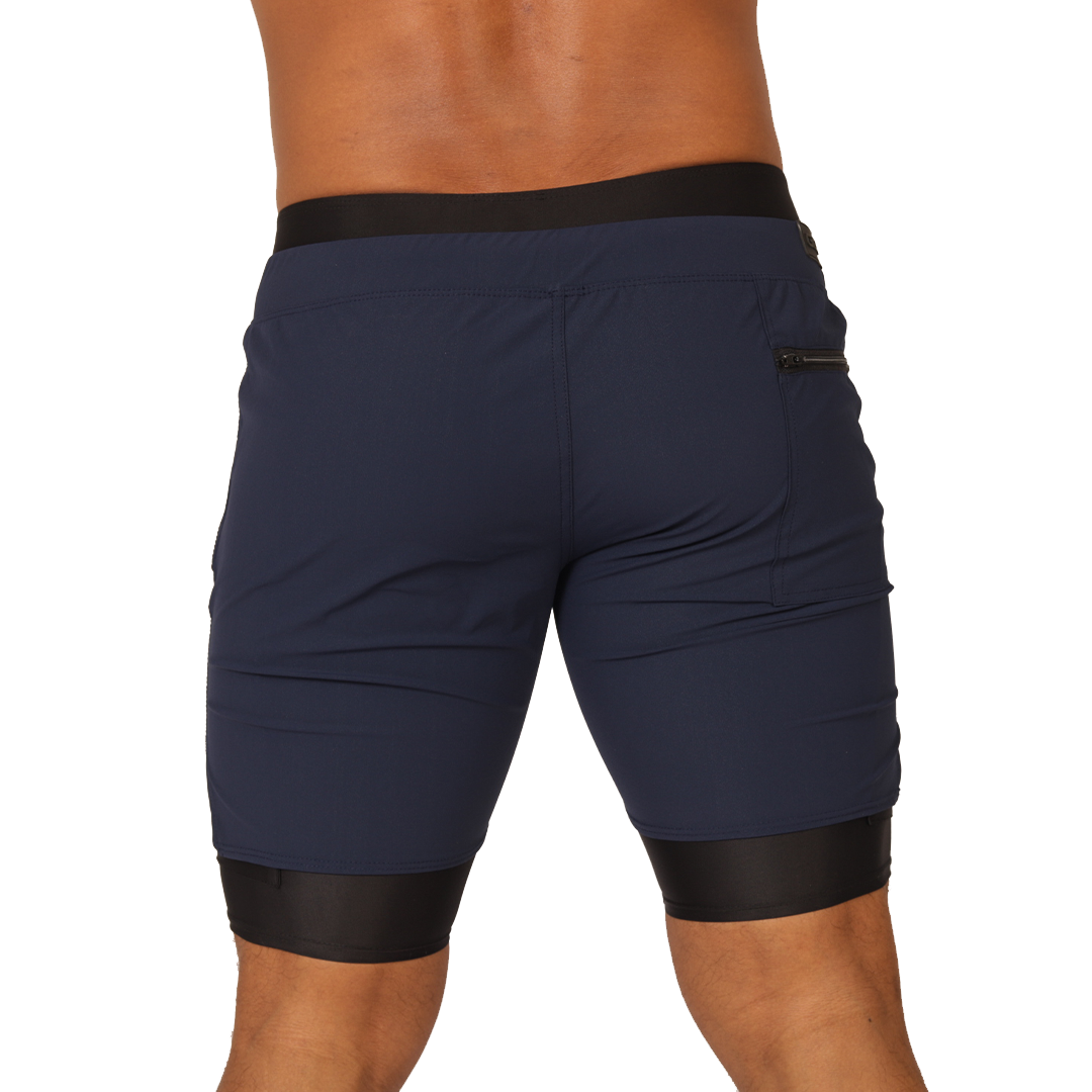 SPORTY BLUE SHORT - Men's Fetish Bodywear with Sexy Details