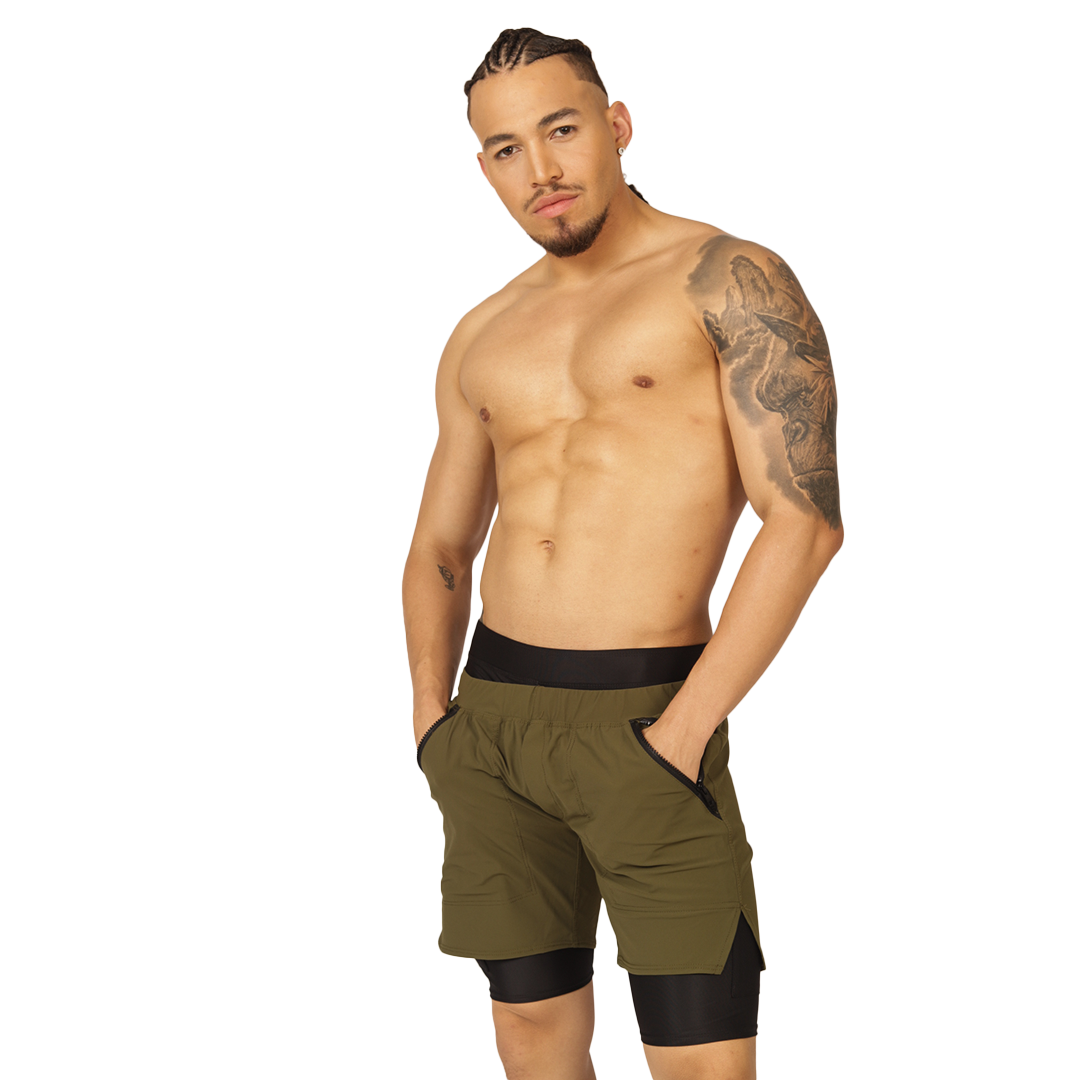 SPORTY GREEN SHORT - Gigo Underwear New Collection