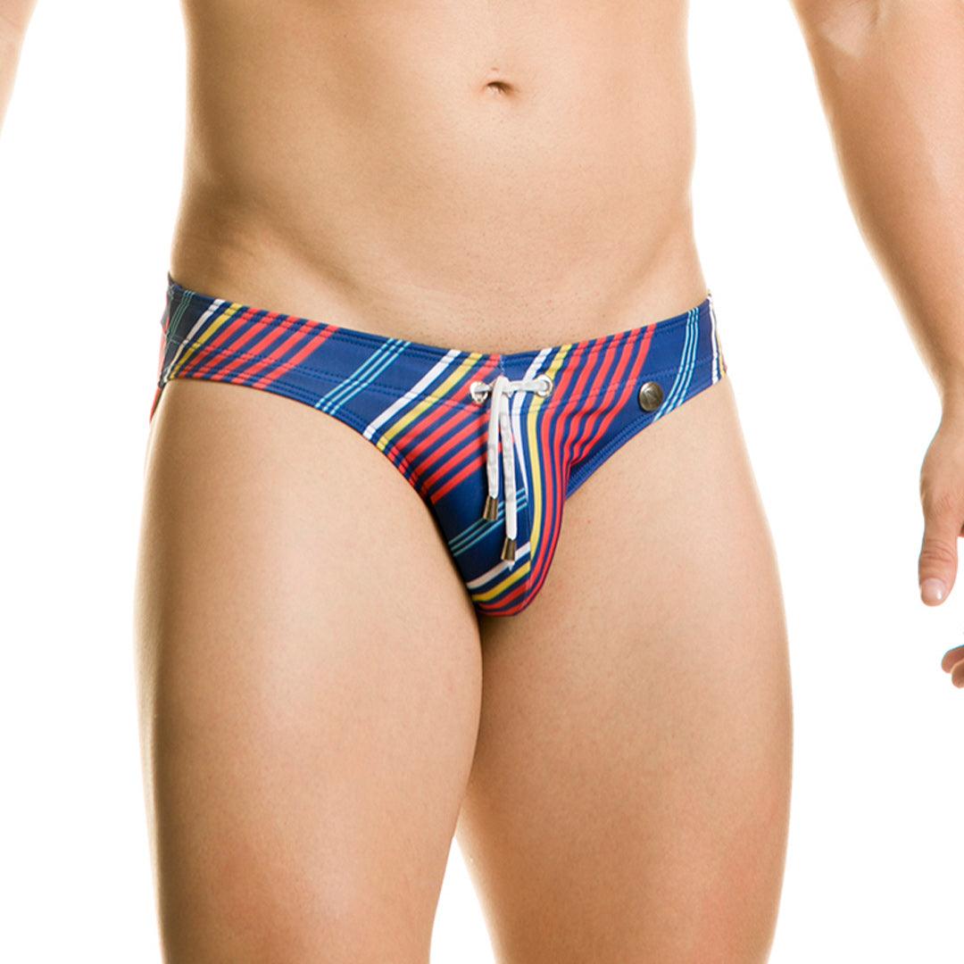 STREAK SWIM BRIEF - Gigo Underwear & MensWear