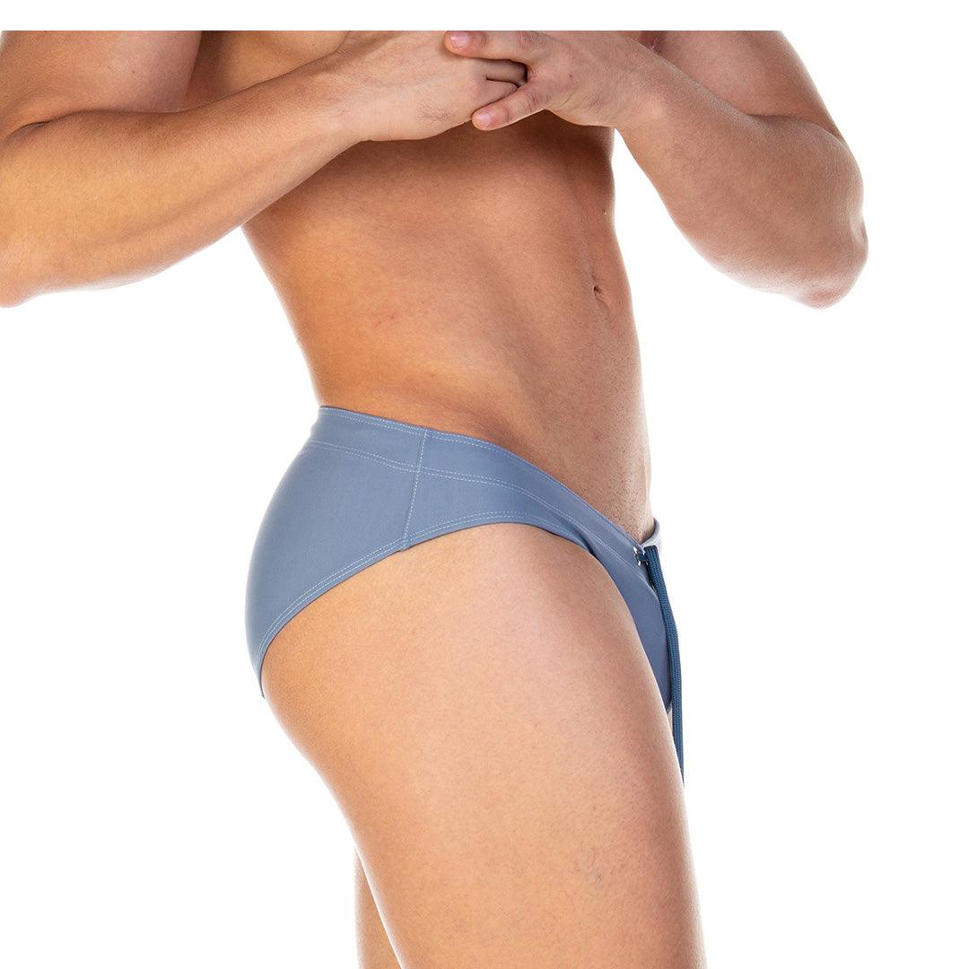 TRADITIONAL BLUE SWIM BRIEF - Gigo Underwear & MensWear
